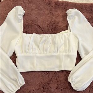 Elegant White Women's Top
